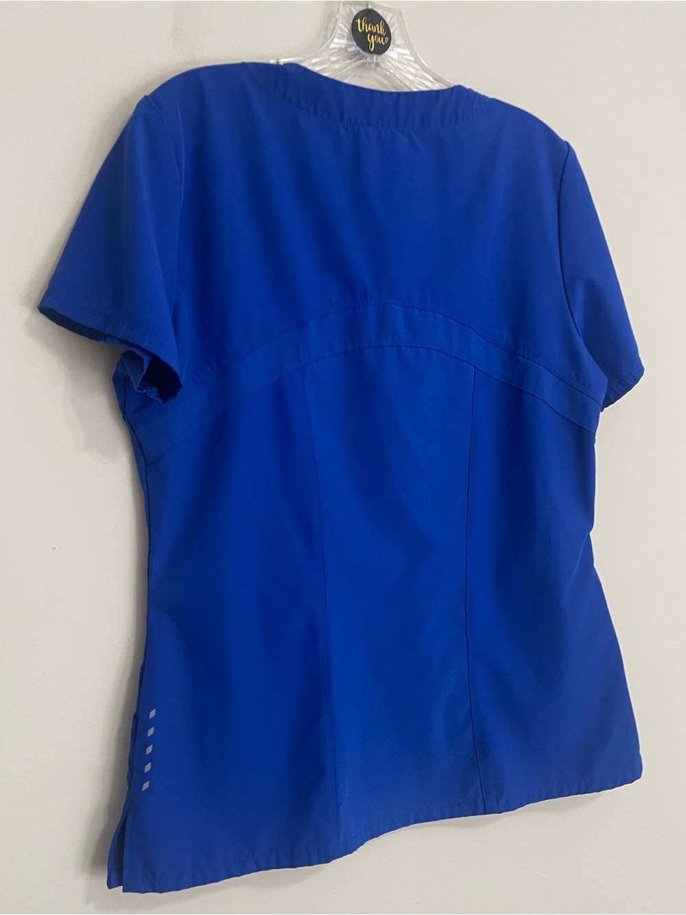 Barco Uniforms V-Neck Scrub Top - Royal Blue Size Medium ~ Medical Staff - Picture 8 of 10